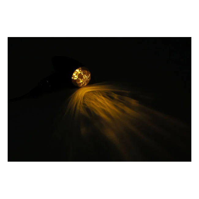 MCS Micro bullet LED turn signals, black - 913959