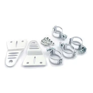 MCS Striker, slotted side mount headlamp bracket assembly. Clear