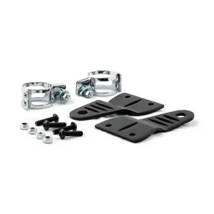 MCS Striker, slotted side mount headlamp bracket assembly. Black