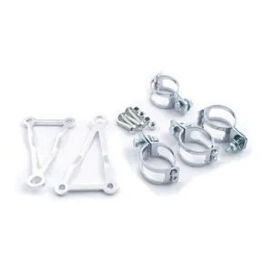 MCS B-triangle, side mount headlamp bracket assembly. 31-34mm