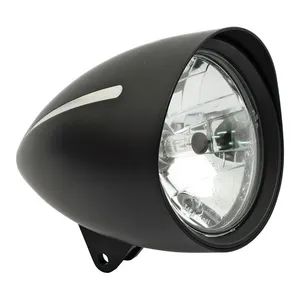 MCS Classic I extreme 5-3/4" headlamp. with visor. Black