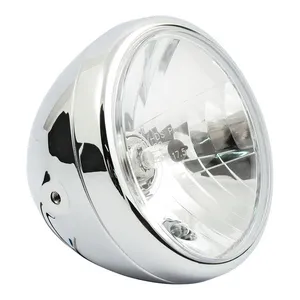 MCS Reno 7" H4 headlamp. no halo ring. Chrome
