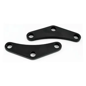 MCS XL Sportster turn signal mount brackets. Front. Black