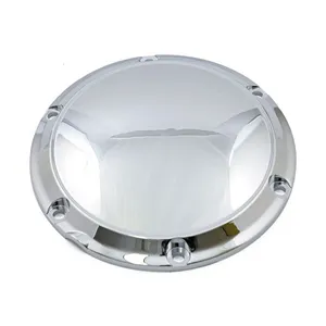 MCS Derby cover, stepped. Chrome