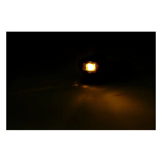MCS Jewel, in-bar LED turn signal. Smoke lens - 914145