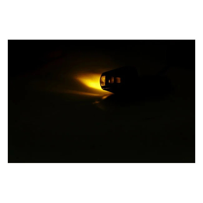 MCS Jewel, in-bar LED turn signal. Smoke lens - 914145