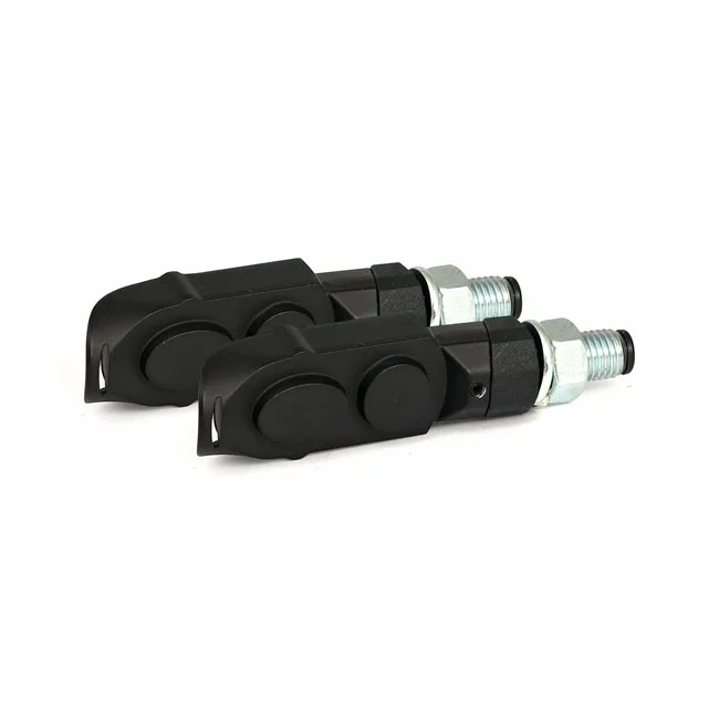 MCS Cluster, LED turn signals. Black. Clear lens - 914146