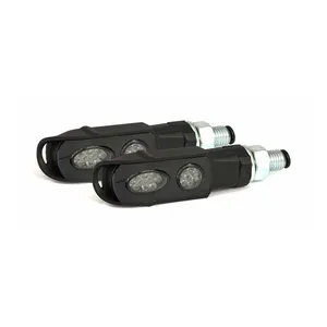 MCS Cluster, LED turn signals. Black. Smoke lens