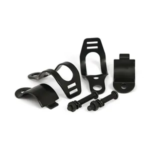MCS Roper, turn signal fork mount kit. 30-45mm. Black