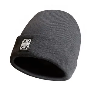 West Coast Choppers WCC Patch beanie grey