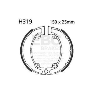 EBC EBC plain brake shoes