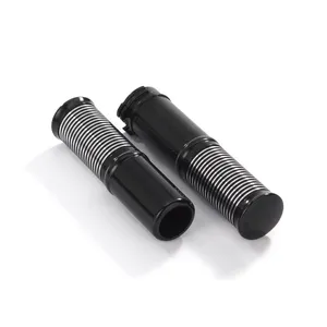 Kustom Tech Kustom Tech, FL handlebar grip set. Black Contrast Cut