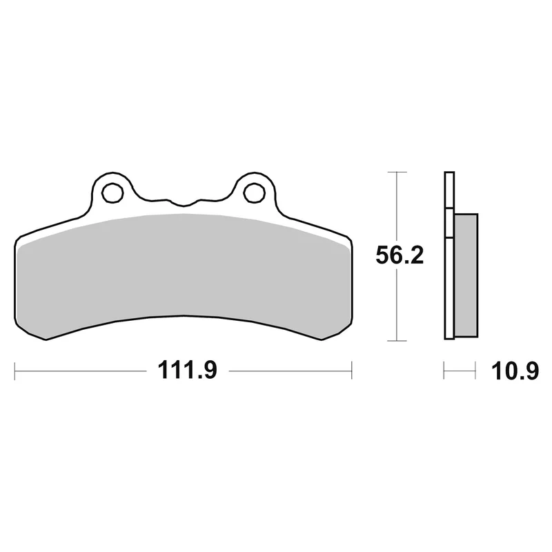 EBC Brake pads. Organic