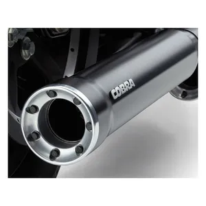 Cobra Cobra, 3" RPT Race Pro slip-on mufflers. Black