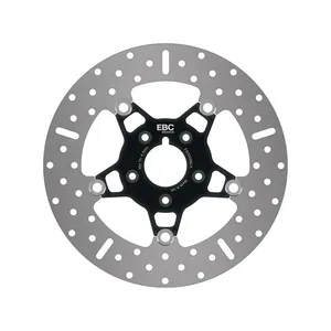 EBC EBC, 5-Button stainless floating brake rotor. Front. Black