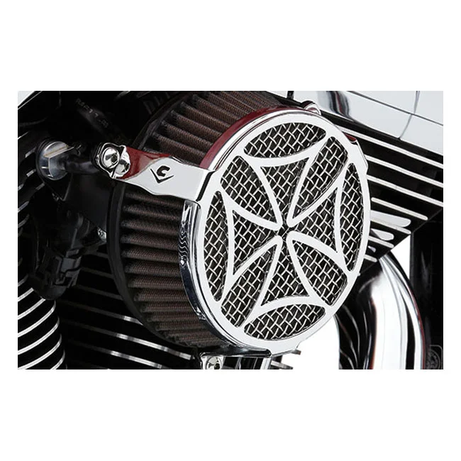 Cobra Naked air cleaner kit. Cross, chrome