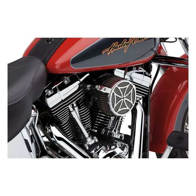 Cobra Naked air cleaner kit. Cross, chrome