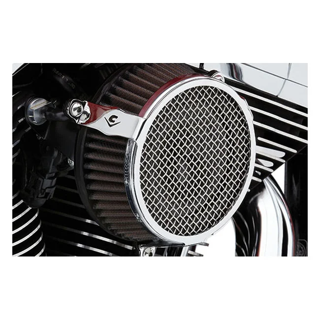 Cobra Naked air cleaner kit. Plain. Chrome