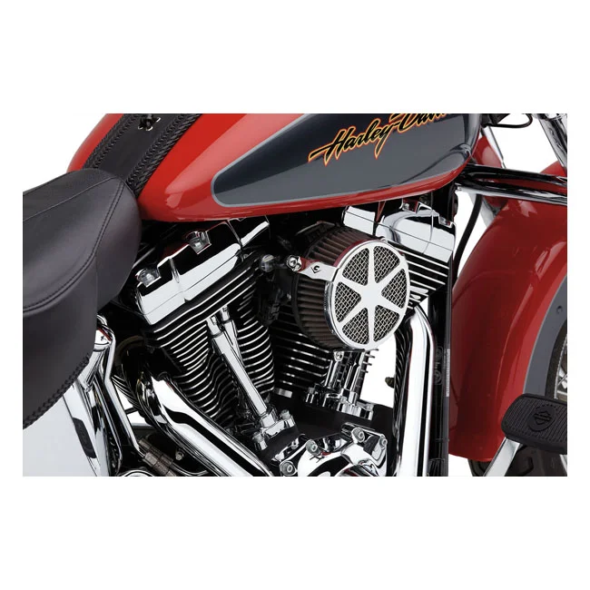 Cobra Naked air cleaner kit. Spoke. Chrome