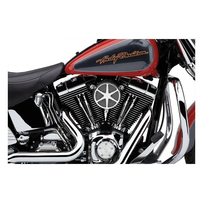 Cobra Naked air cleaner kit. Spoke. Chrome