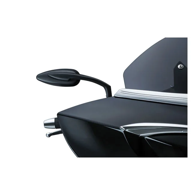Kuryakyn Teardrop mirror set. Satin black