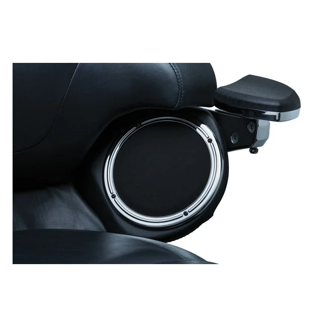 Kuryakyn Rear speaker accents. Chrome