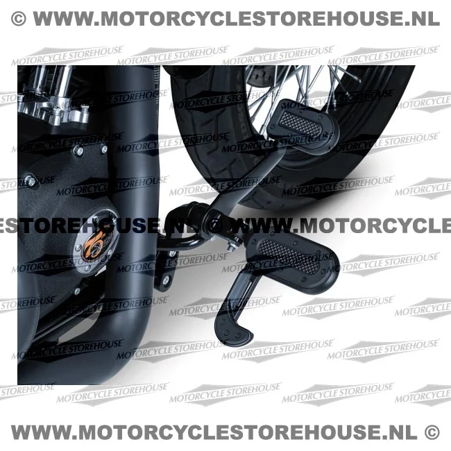 Kuryakyn Heavy industry switchblade foot pegs. stain black
