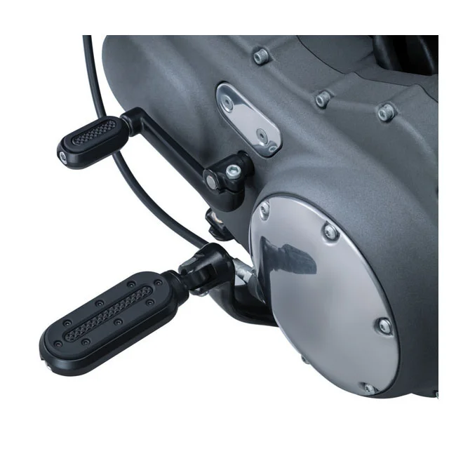 Kuryakyn Heavy industry foot pegs. Satin black