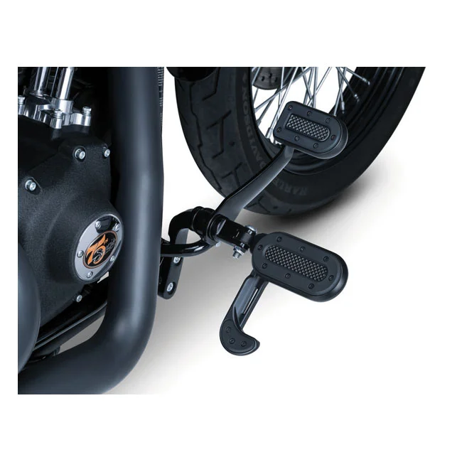 Kuryakyn Heavy industry brake pedal pad. Satin black