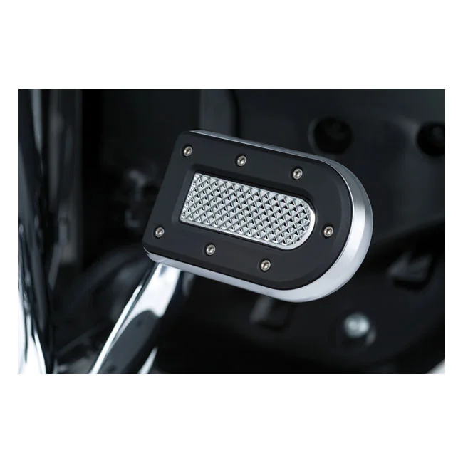 Kuryakyn Heavy industry brake pedal pad. Chrome