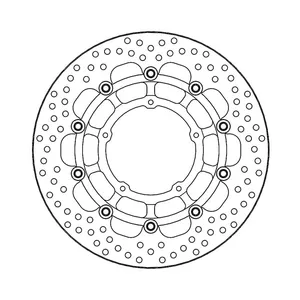 Moto-Master Moto-Master Halo series floating brake rotor