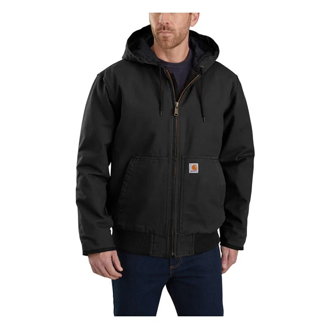 Carhartt Washed insulated jacket black
