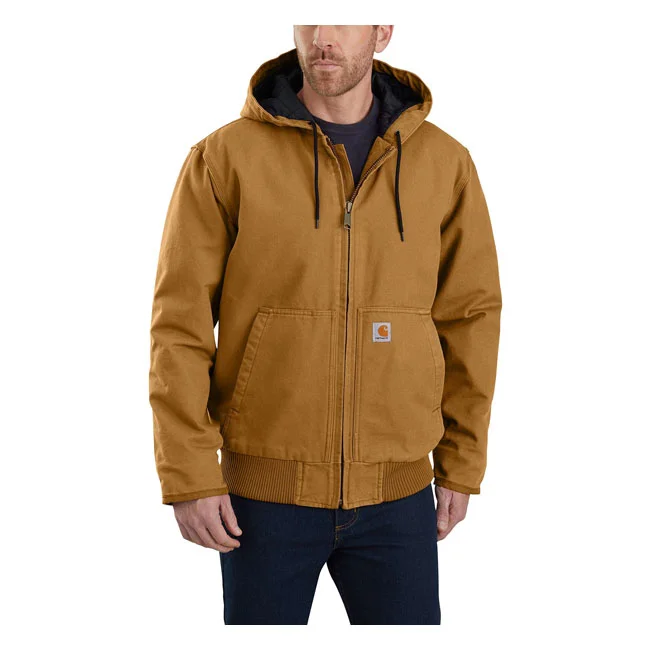 Carhartt Washed insulated jacket Carhartt brown