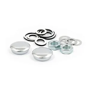 MCS Shock bolt cover kit. Chrome