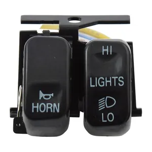 MCS Hi/Low/horn, handlebar switch set. Black
