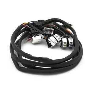 MCS Handlebar switch & wiring kit. Radio. Chrome