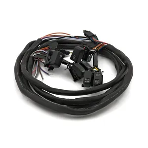 MCS Handlebar switch & wiring kit. Cruise. Black