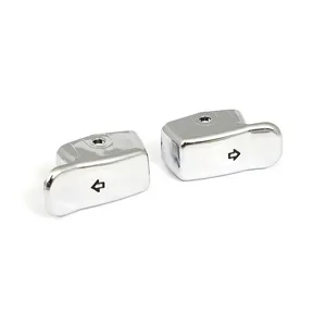 MCS Turn signal switch extender cap set. Chrome