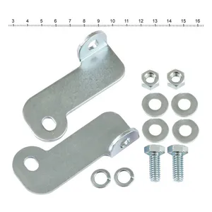 MCS Air cleaner adapters only, for adapter bracket. Chrome