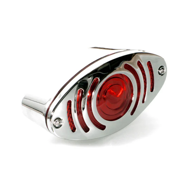 MCS Cateye taillight grill. Circle, chrome - 920284