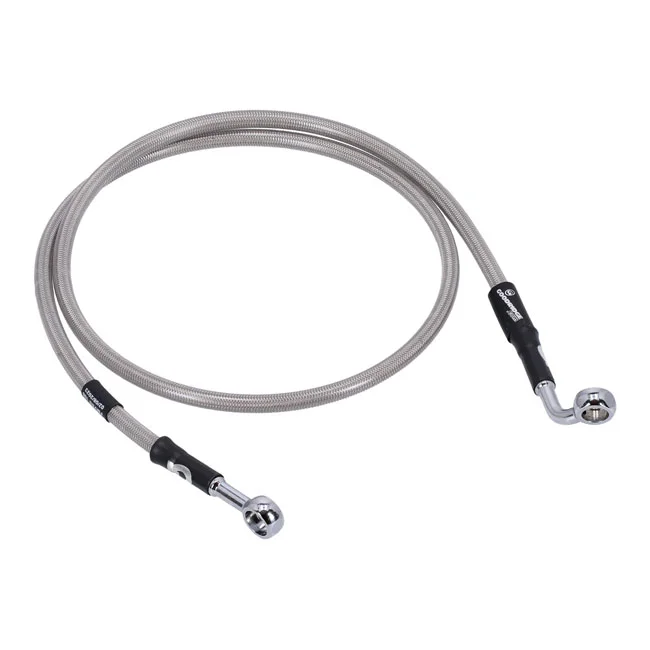 MCS By Goodridge brake line front, stainless clear coated - 920457