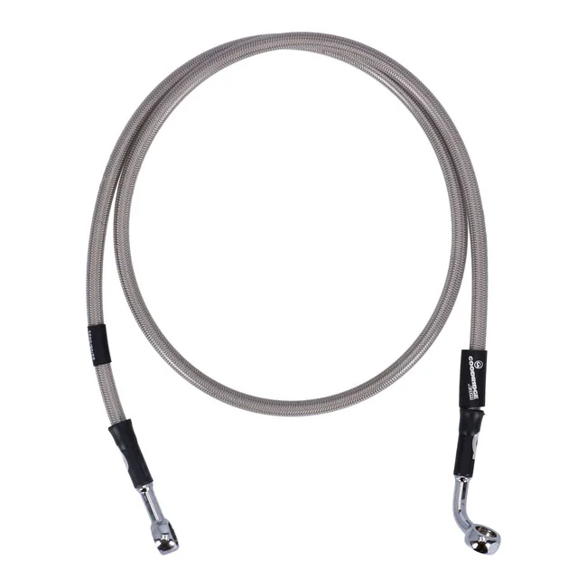 MCS By Goodridge brake line front, stainless clear coated - 920457