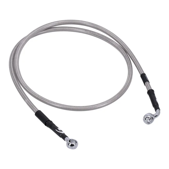 MCS By Goodridge brake line front, stainless clear coated - 920496