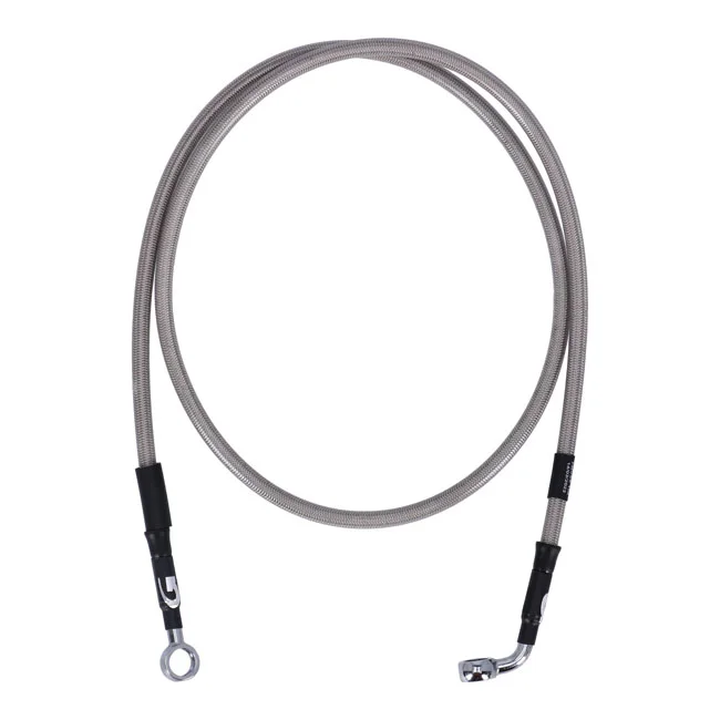 MCS By Goodridge brake line front, stainless clear coated - 920496