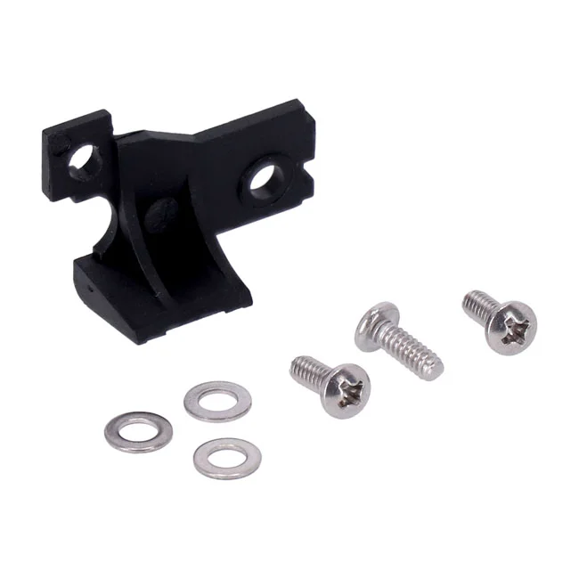 MCS Handlebar switch & wiring kit, brake side. Black - 72948-12