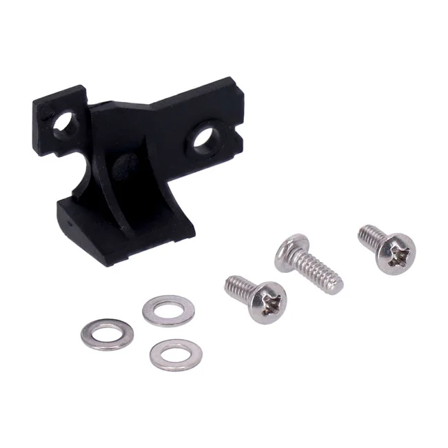 MCS Handlebar switch & wiring kit, clutch side. Black - 72949-12