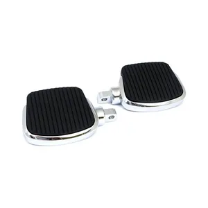 MCS Mini floorboard kit. 4" long. Chrome