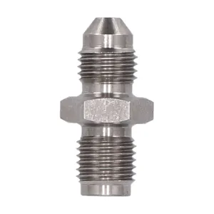 Goodridge Goodridge brake line adapter 3/8"-24 inverted flare SS