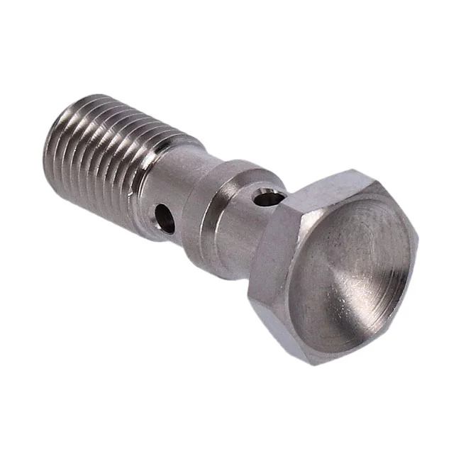 Goodridge 3/8-24 double banjo bolt ss