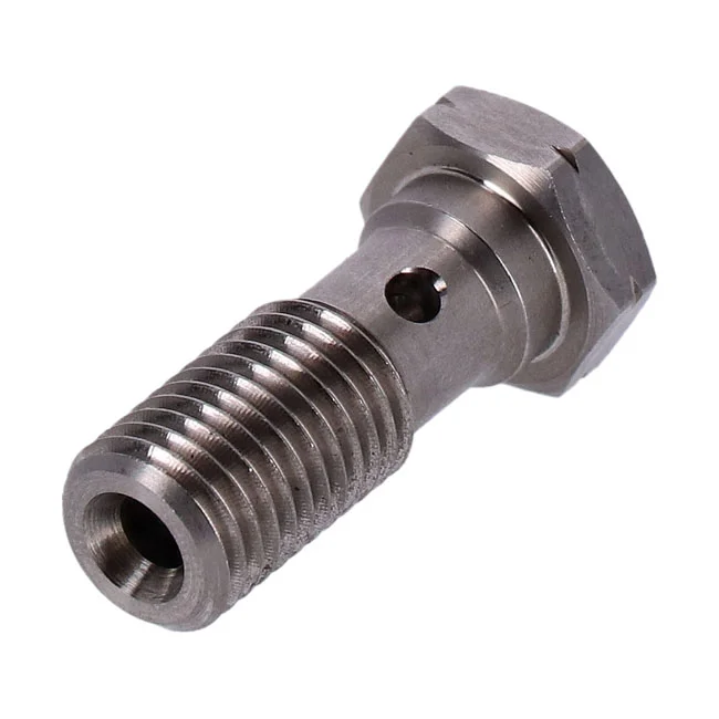 Goodridge Banjo bolt, 12mm x 1.5 High polished SS